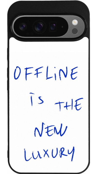 Google Pixel 9 Pro XL Case Hülle - Silikon schwarz Offline is the new luxury