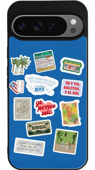 Google Pixel 9 Pro XL Case Hülle - Silikon schwarz Seals of the Dominican Republic DTMF