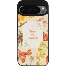 Google Pixel 9 Pro XL Case Hülle - Silikon schwarz Trust the process Spring 2026