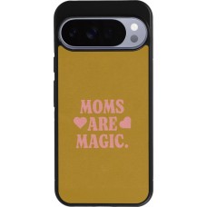 Coque Google Pixel 10 Pro XL - Silicone rigide noir Mom 2026 Are Magic