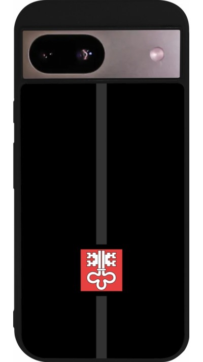Coque Google Pixel 8a - Silicone rigide noir Canton NW noir