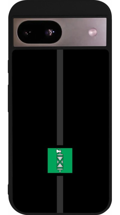 Coque Google Pixel 8a - Silicone rigide noir Canton SG noir
