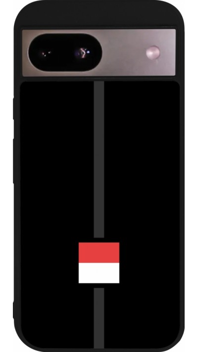 Coque Google Pixel 8a - Silicone rigide noir Canton SO noir