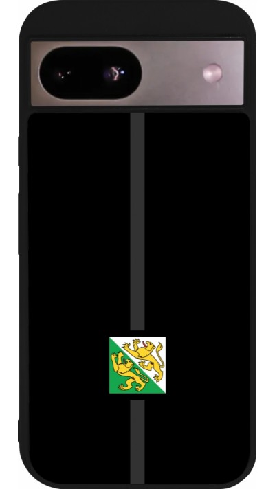 Coque Google Pixel 8a - Silicone rigide noir Canton TG noir