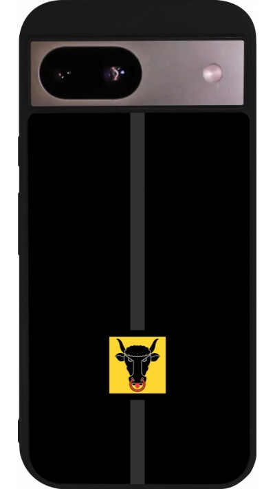 Coque Google Pixel 8a - Silicone rigide noir Canton UR noir