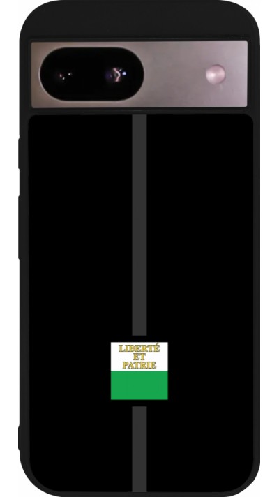 Coque Google Pixel 8a - Silicone rigide noir Canton VD noir
