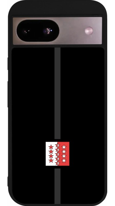 Coque Google Pixel 8a - Silicone rigide noir Canton VS noir
