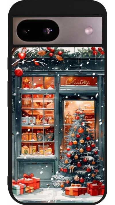 Google Pixel 8a Case Hülle - Silikon schwarz Christmas 25 Xmas Shop