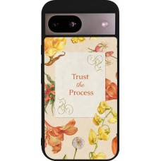 Google Pixel 8a Case Hülle - Silikon schwarz Trust the process Spring 2026
