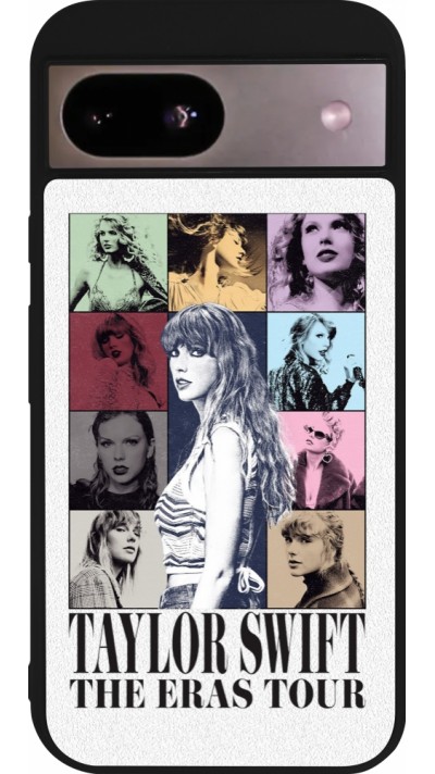 Google Pixel 8a Case Hülle - Silikon schwarz Taylor Swift The Eras Tour