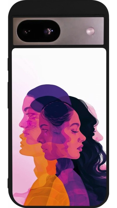 Google Pixel 8a Case Hülle - Silikon schwarz Womens day 2026 10