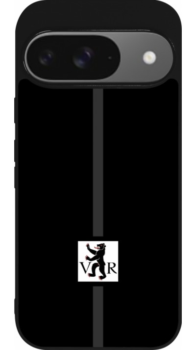 Coque Google Pixel 9 / Pixel 9 Pro - Silicone rigide noir Canton AR noir