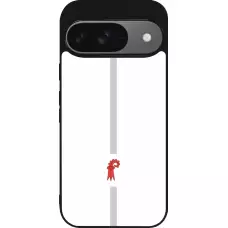 Coque Google Pixel 9 / Pixel 9 Pro - Silicone rigide noir Canton BL blanc