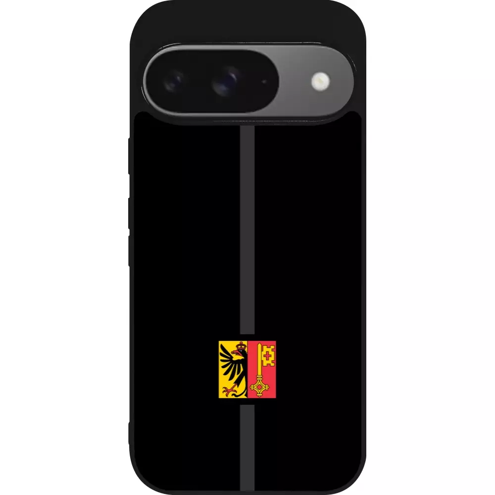 Coque Google Pixel 9 / Pixel 9 Pro - Silicone rigide noir Canton GE noir
