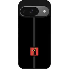 Coque Google Pixel 9 / Pixel 9 Pro - Silicone rigide noir Canton GL noir