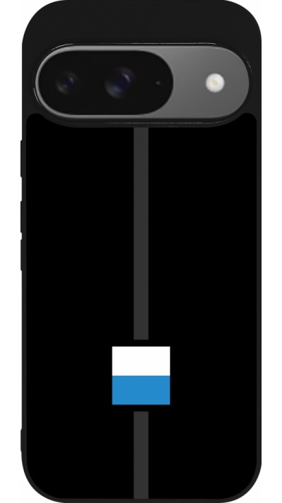 Coque Google Pixel 9 / Pixel 9 Pro - Silicone rigide noir Canton LU noir