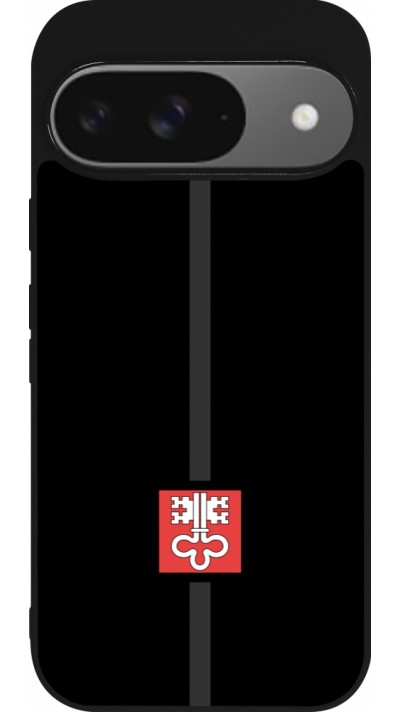 Coque Google Pixel 9 / Pixel 9 Pro - Silicone rigide noir Canton NW noir