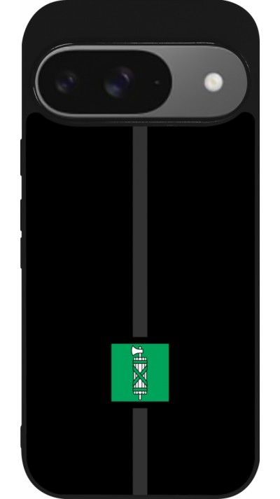 Coque Google Pixel 9 / Pixel 9 Pro - Silicone rigide noir Canton SG noir