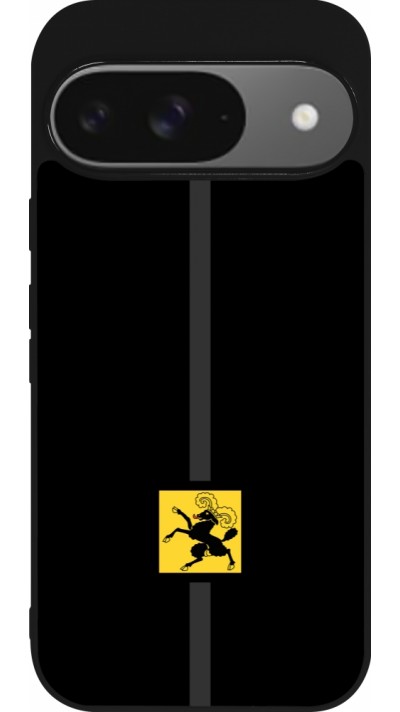 Coque Google Pixel 9 / Pixel 9 Pro - Silicone rigide noir Canton SH noir