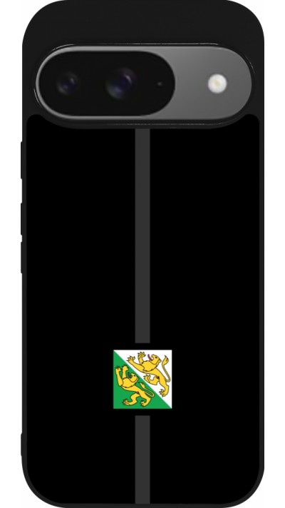 Coque Google Pixel 9 / Pixel 9 Pro - Silicone rigide noir Canton TG noir