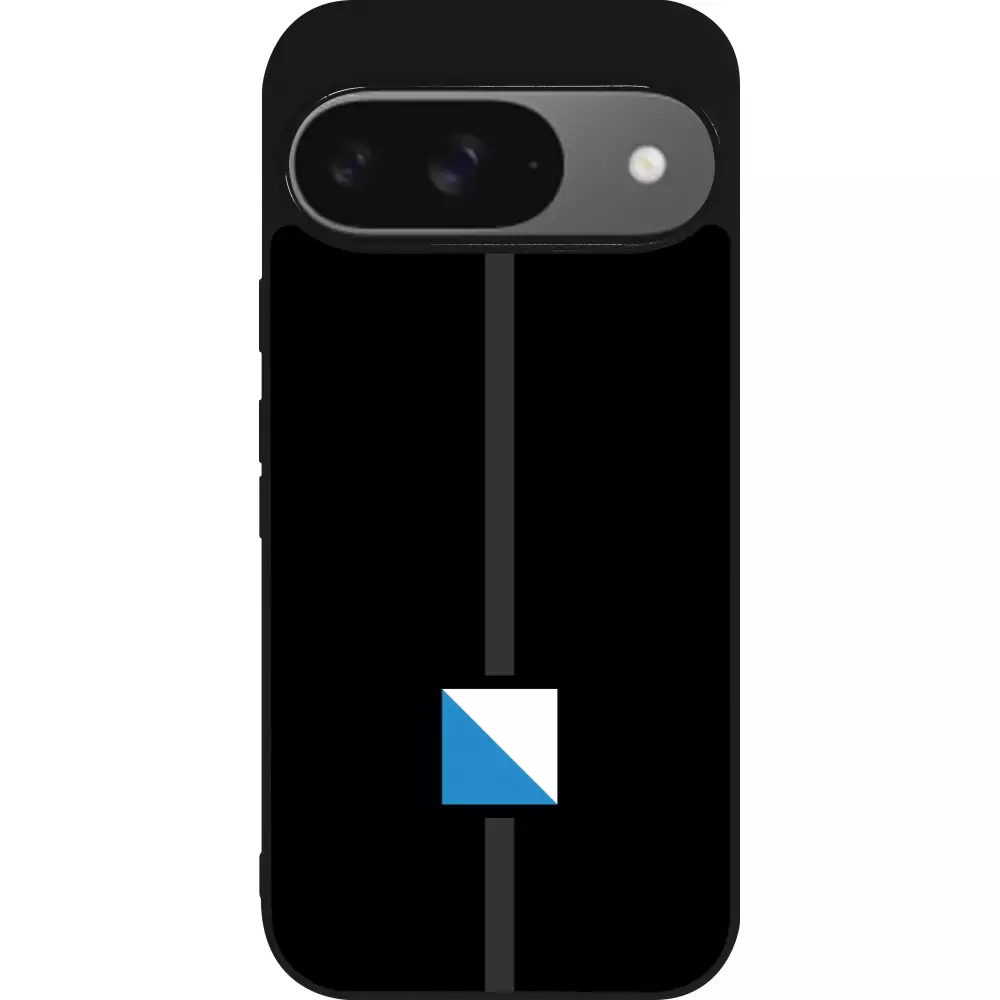 Coque Google Pixel 9 / Pixel 9 Pro - Silicone rigide noir Canton ZH noir