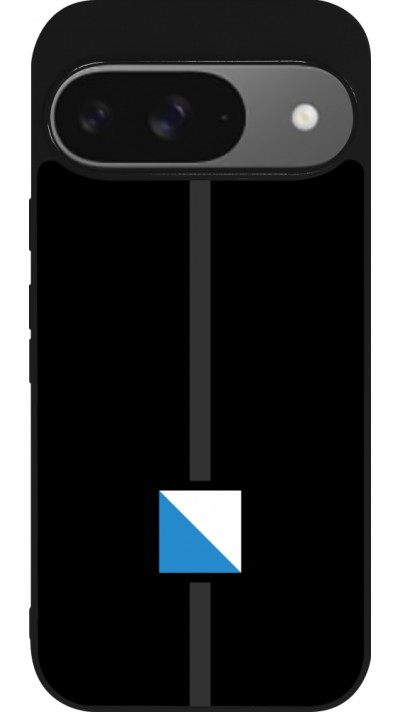 Coque Google Pixel 9 / Pixel 9 Pro - Silicone rigide noir Canton ZH noir