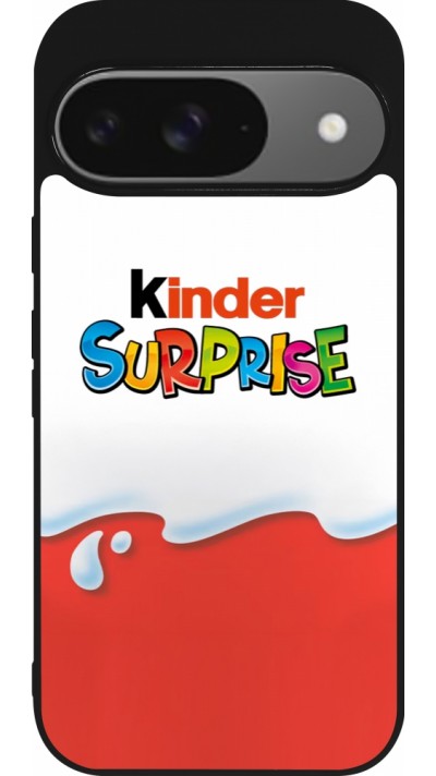 Google Pixel 9 / Pixel 9 Pro Case Hülle - Silikon schwarz Kinder Surprise Google Pixel 9 / Pixel 9 Pro Case Hülle - Silikon schwarz Kinder Surprise