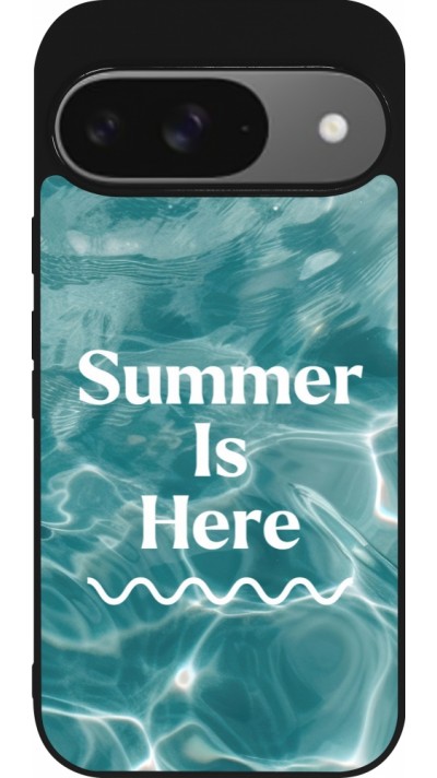 Google Pixel 9 / Pixel 9 Pro Case Hülle - Silikon schwarz Summer 2025 Summer is here