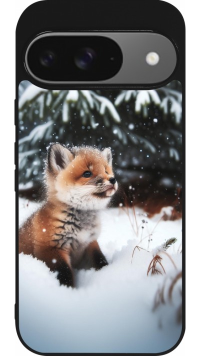 Google Pixel 9 / Pixel 9 Pro Case Hülle - Silikon schwarz Weihnachten 2023 Fuechslein Tanne Google Pixel 9 / Pixel 9 Pro Case Hülle - Silikon schwarz Weihnachten 2023 Fuechslein Tanne