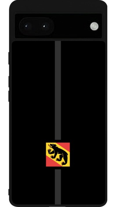 Coque Google Pixel 6a - Silicone rigide noir Canton BE noir