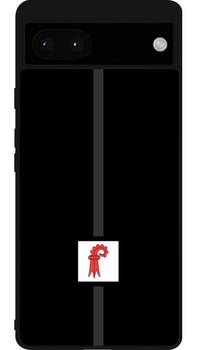 Coque Google Pixel 6a - Silicone rigide noir Canton BL noir