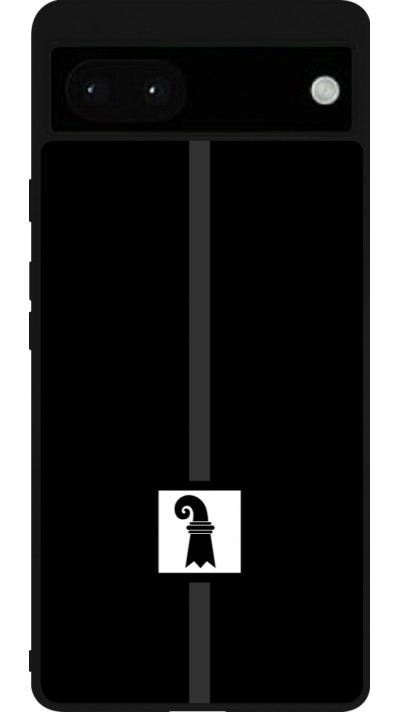 Coque Google Pixel 6a - Silicone rigide noir Canton BS noir