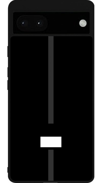 Coque Google Pixel 6a - Silicone rigide noir Canton FR noir