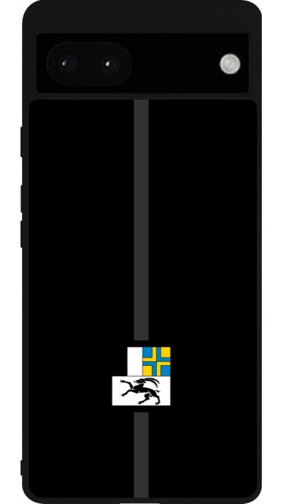 Coque Google Pixel 6a - Silicone rigide noir Canton GR noir