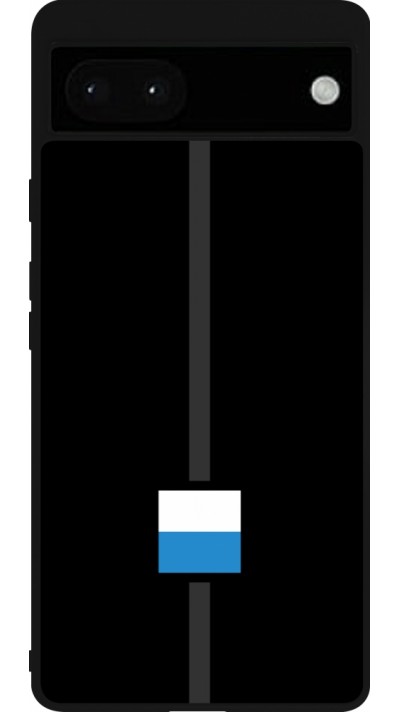 Coque Google Pixel 6a - Silicone rigide noir Canton LU noir