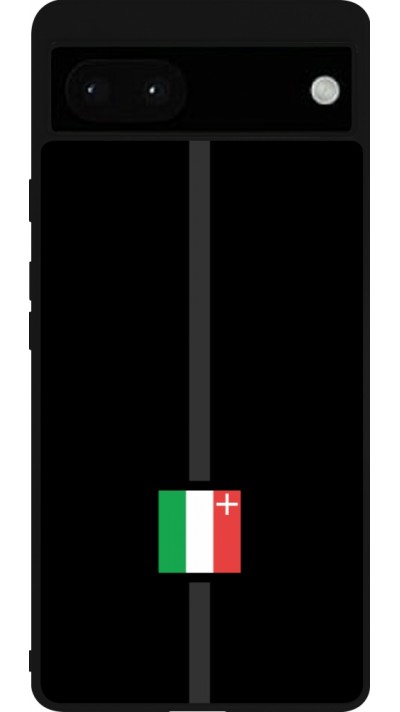 Coque Google Pixel 6a - Silicone rigide noir Canton NE noir