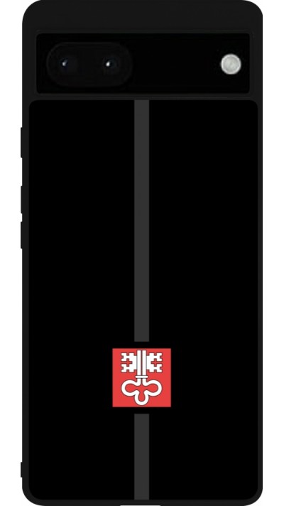 Coque Google Pixel 6a - Silicone rigide noir Canton NW noir