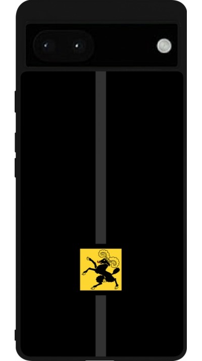 Coque Google Pixel 6a - Silicone rigide noir Canton SH noir