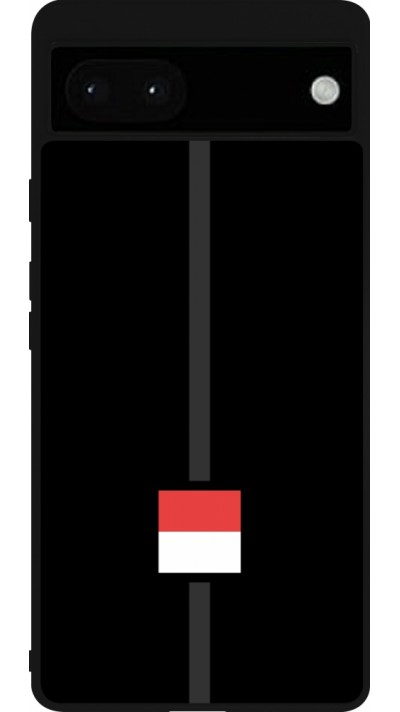 Coque Google Pixel 6a - Silicone rigide noir Canton SO noir
