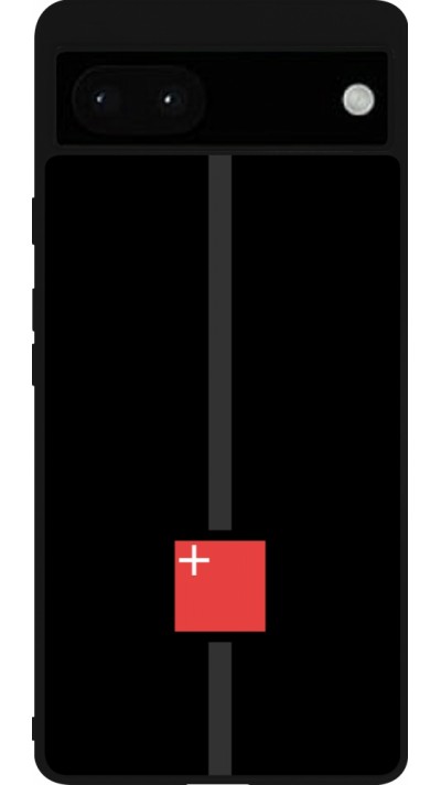 Coque Google Pixel 6a - Silicone rigide noir Canton SZ noir