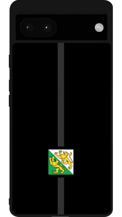 Coque Google Pixel 6a - Silicone rigide noir Canton TG noir