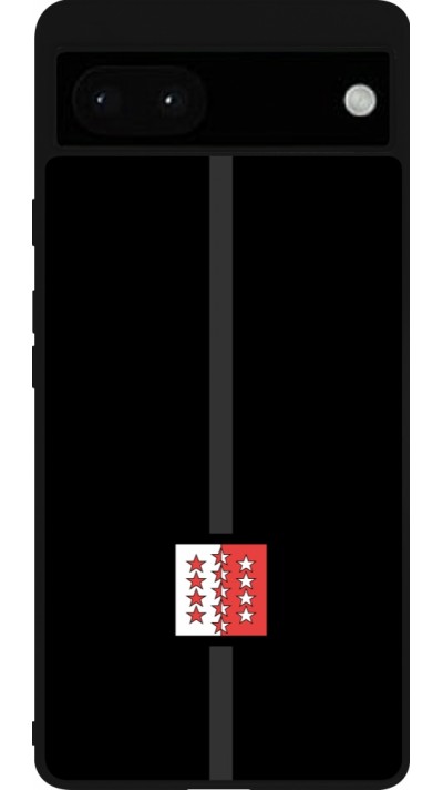 Coque Google Pixel 6a - Silicone rigide noir Canton VS noir