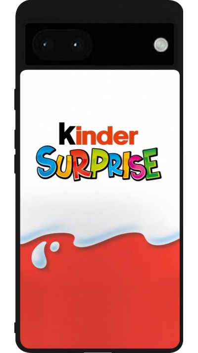 Google Pixel 6a Case Hülle - Silikon schwarz Kinder Surprise Google Pixel 6a Case Hülle - Silikon schwarz Kinder Surprise