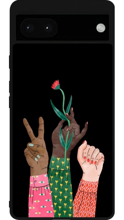 Google Pixel 6a Case Hülle - Silikon schwarz Womens day 2026 2