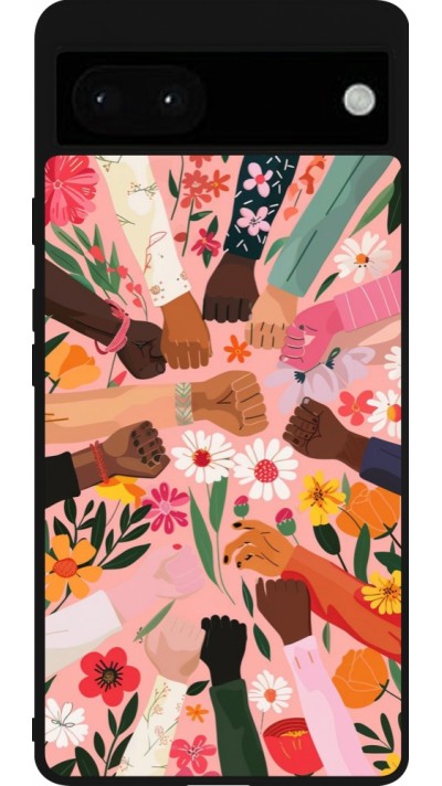 Google Pixel 6a Case Hülle - Silikon schwarz Womens day 2026 8