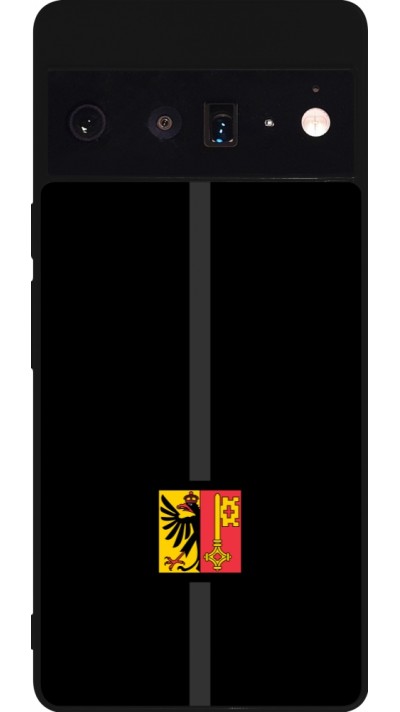 Coque Google Pixel 6 Pro - Silicone rigide noir Canton GE noir