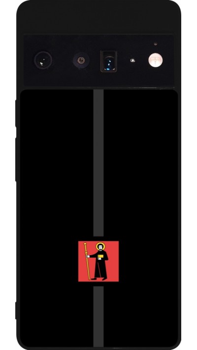 Coque Google Pixel 6 Pro - Silicone rigide noir Canton GL noir