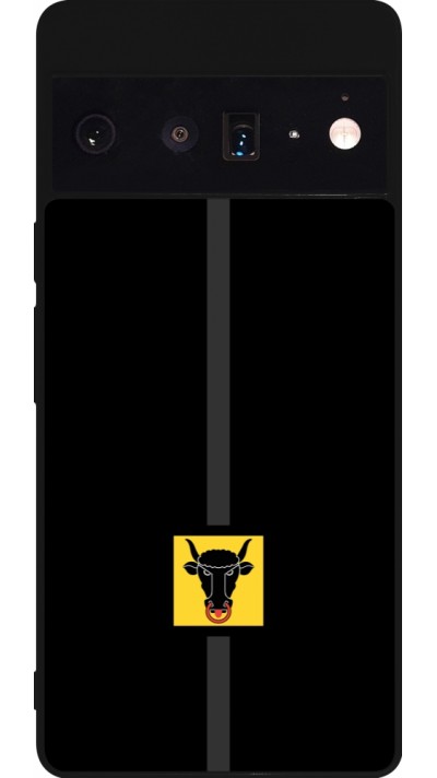 Coque Google Pixel 6 Pro - Silicone rigide noir Canton UR noir