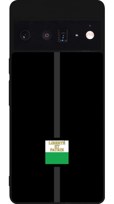 Coque Google Pixel 6 Pro - Silicone rigide noir Canton VD noir