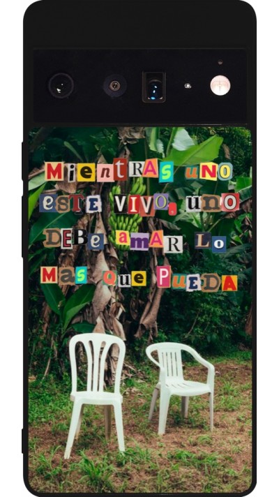 Coque Google Pixel 6 Pro - Silicone rigide noir Chairs DTMF